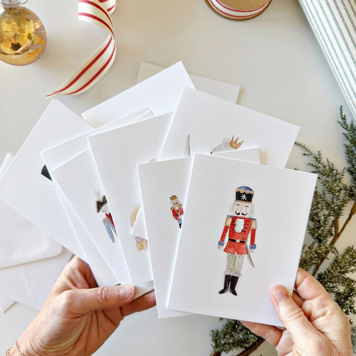 nutcracker assorted notecard set