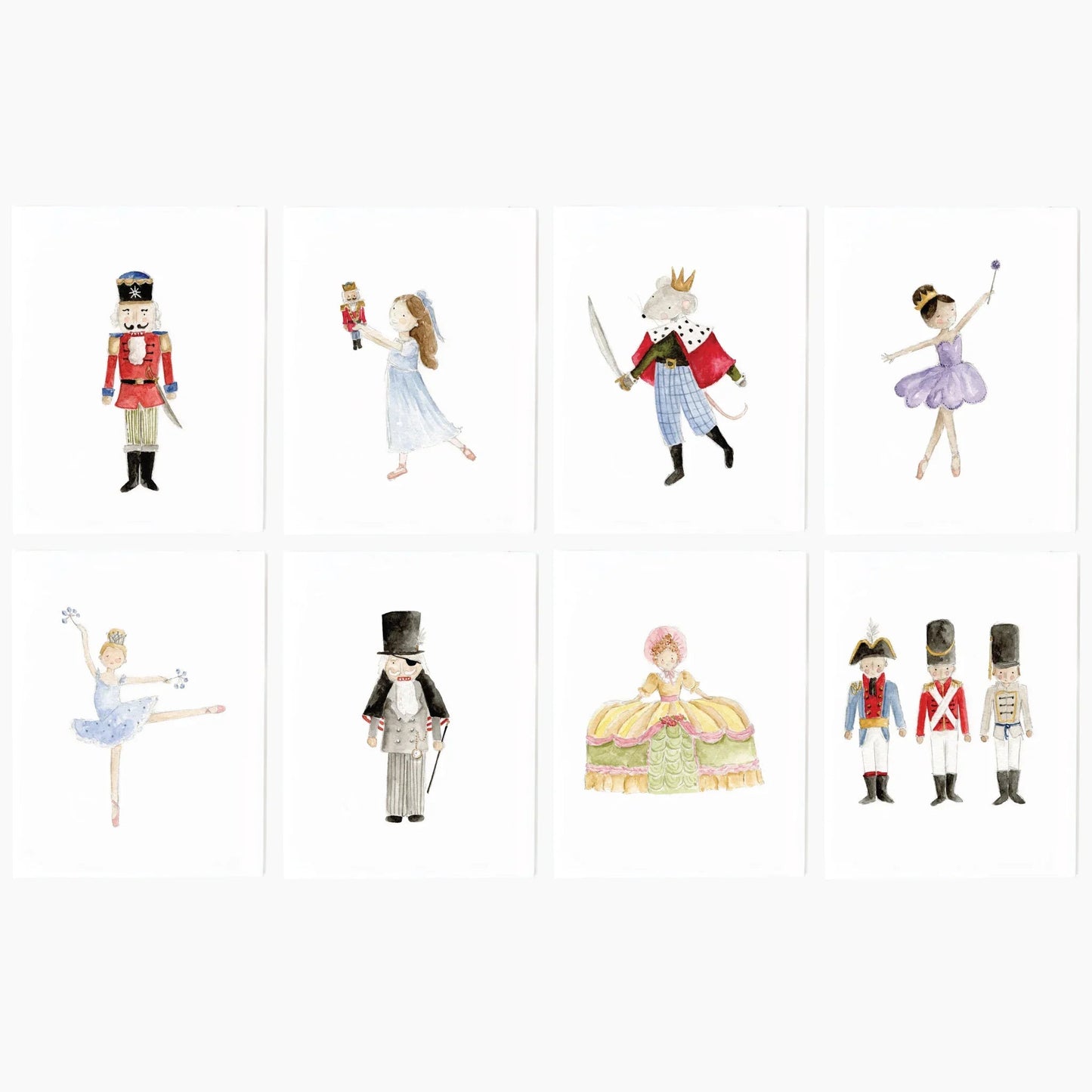 nutcracker assorted notecard set