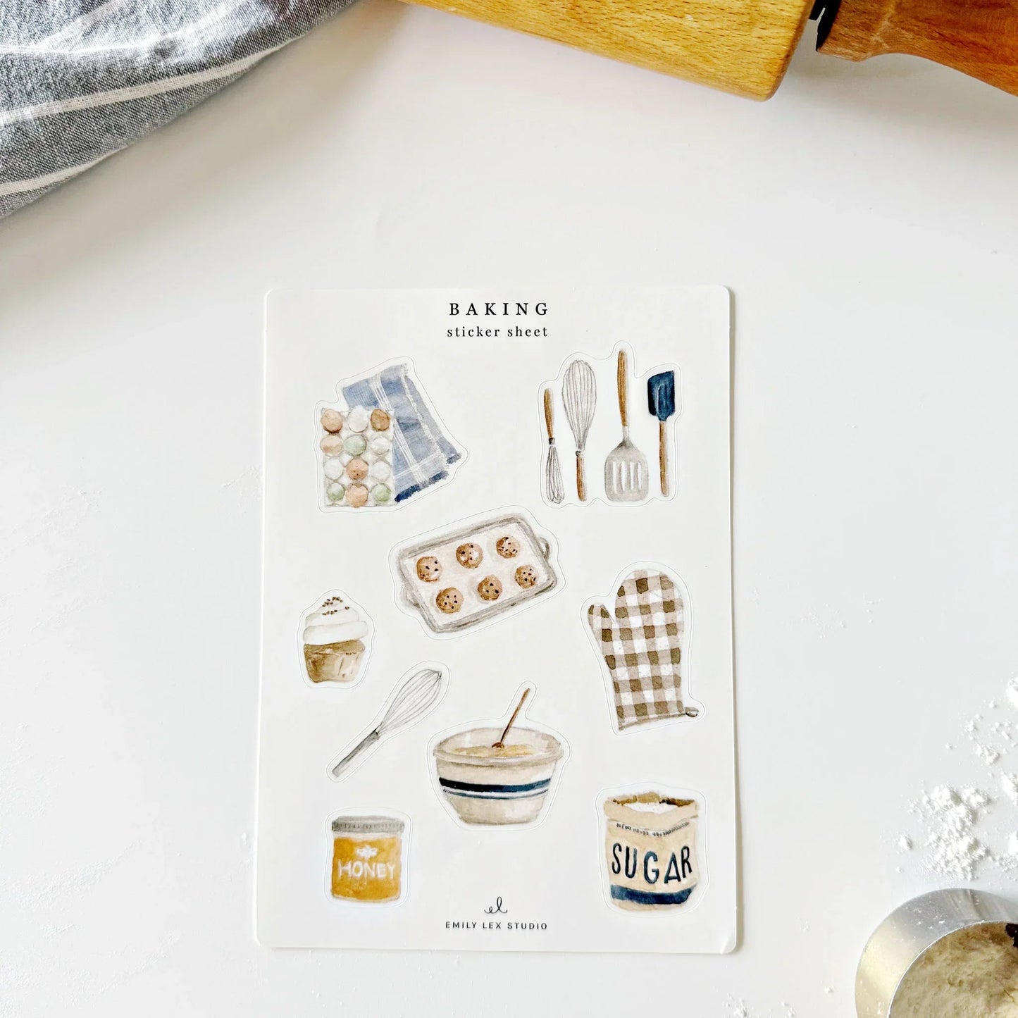 baking sticker sheet