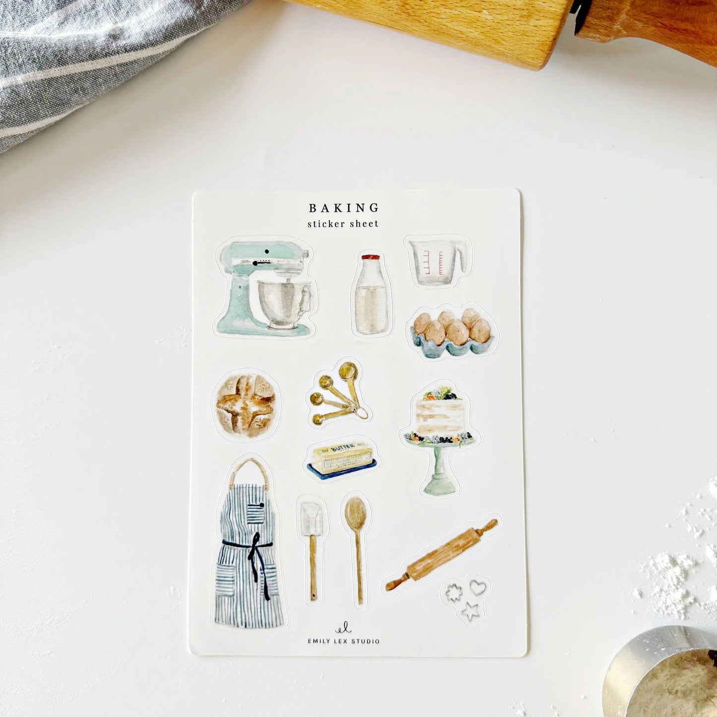 baking sticker sheet