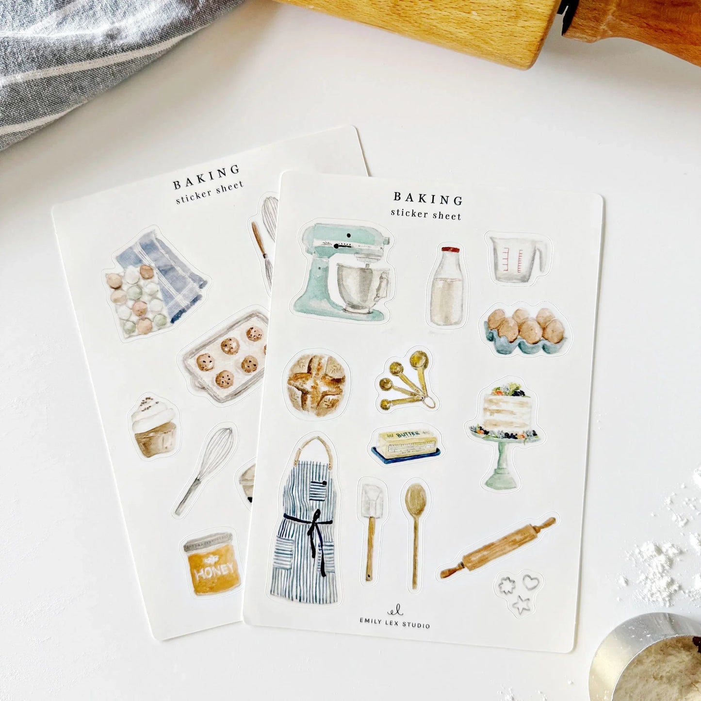 baking sticker sheet
