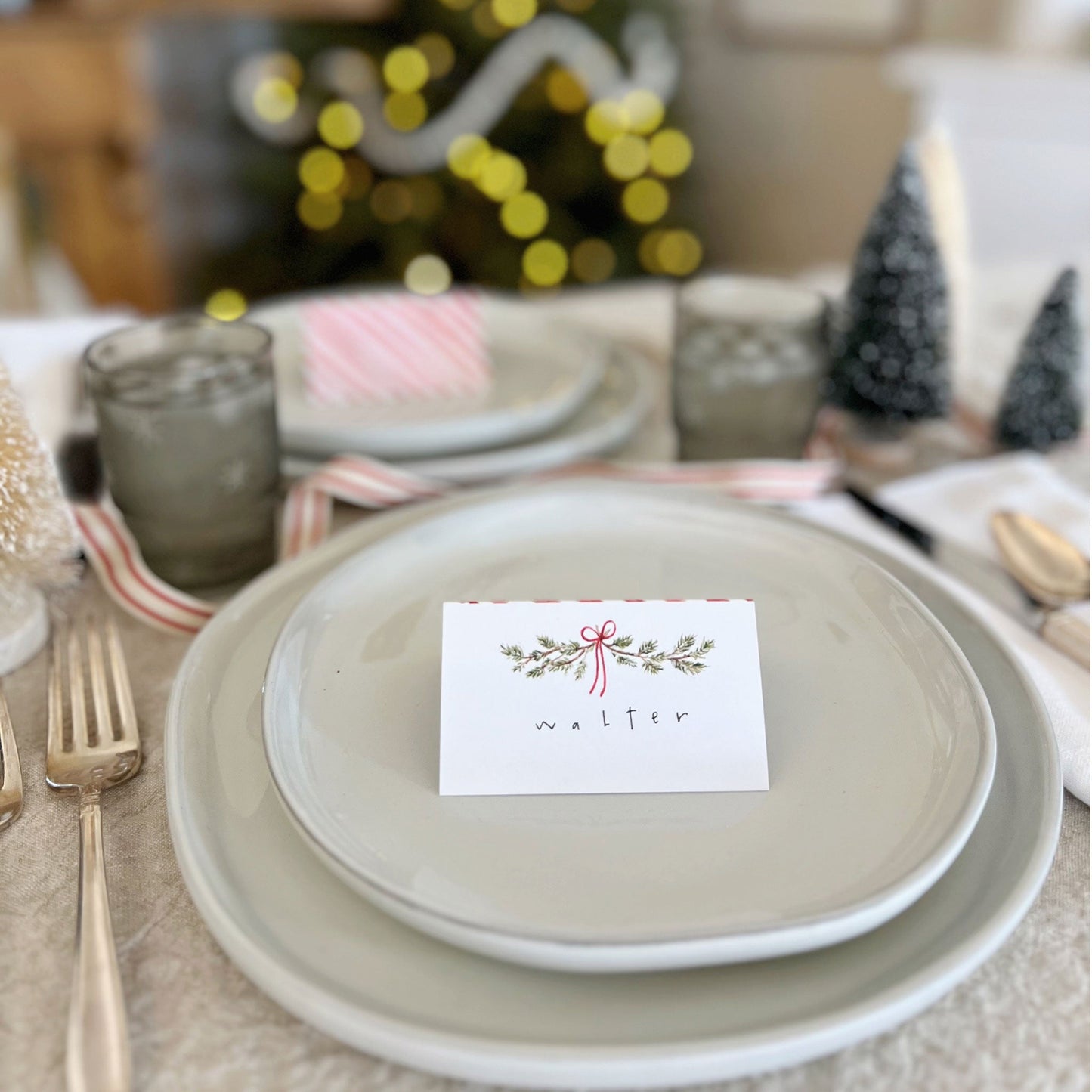 bough place cards