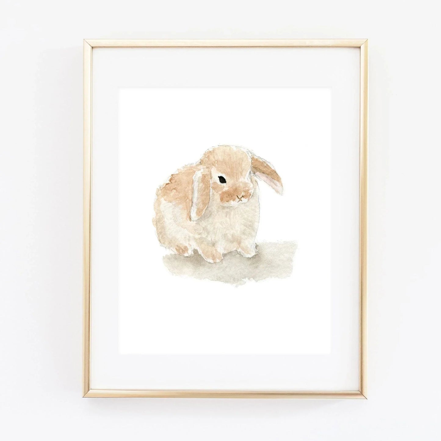 bunny art print - emily lex studio