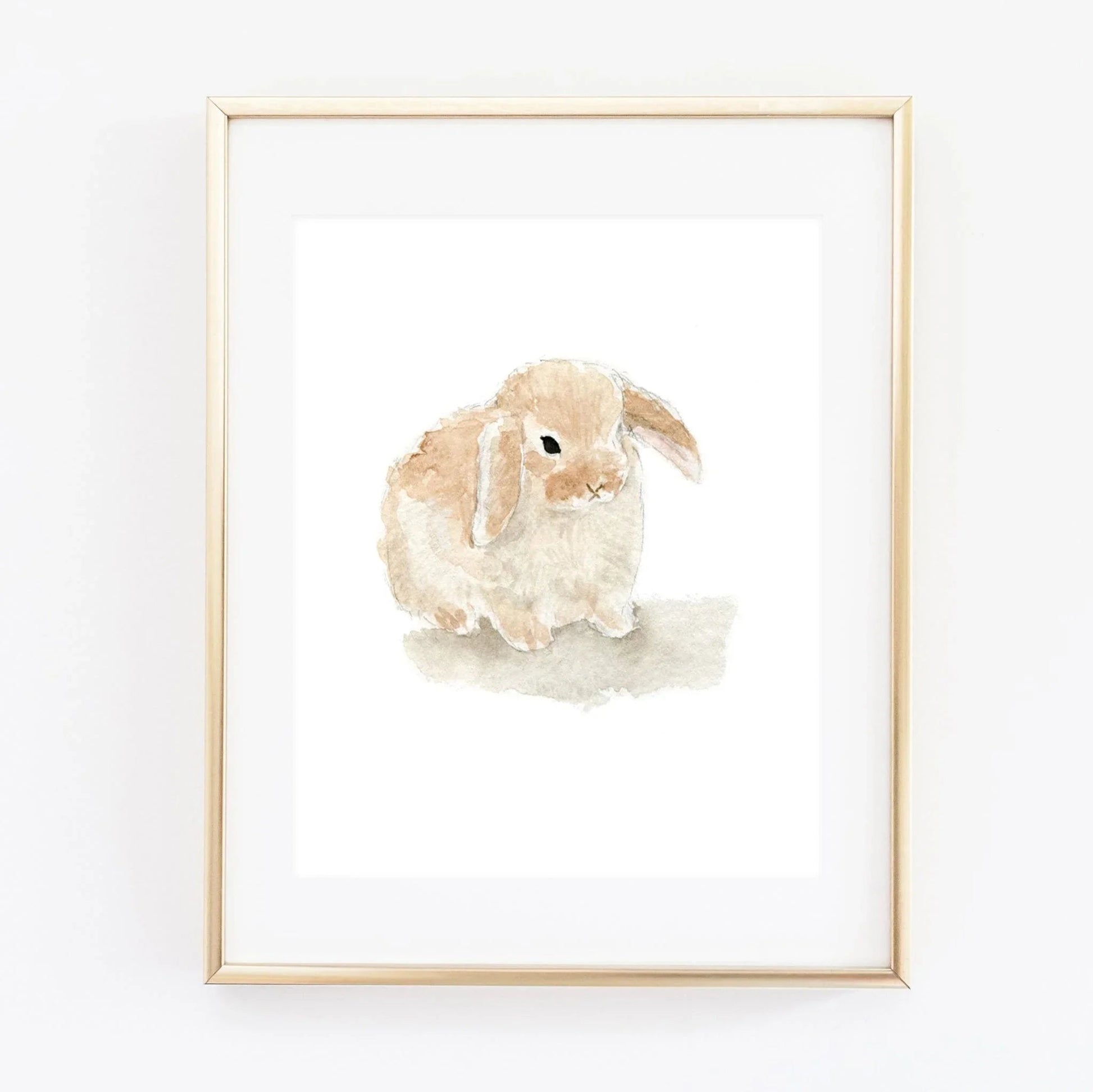 bunny art print - emily lex studio