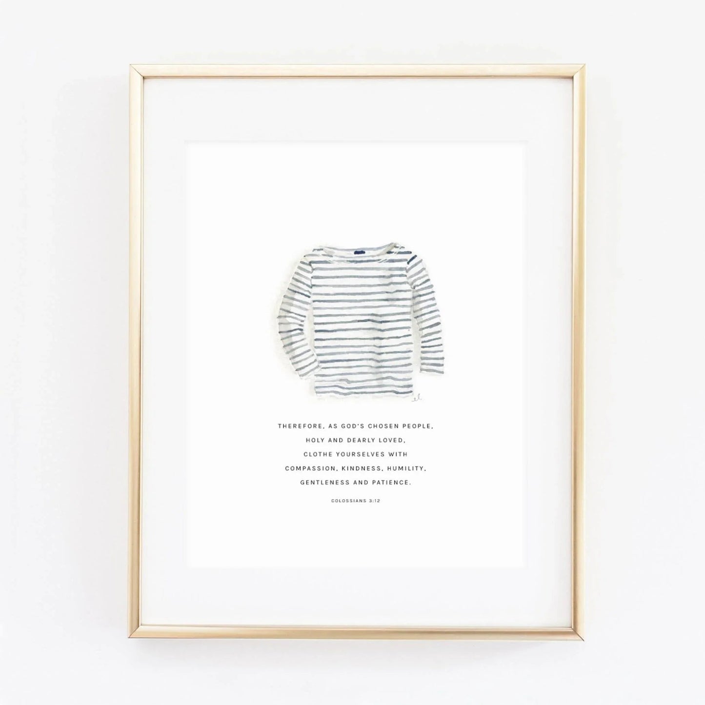 colossians 3:12 shirt scripture print - emily lex studio