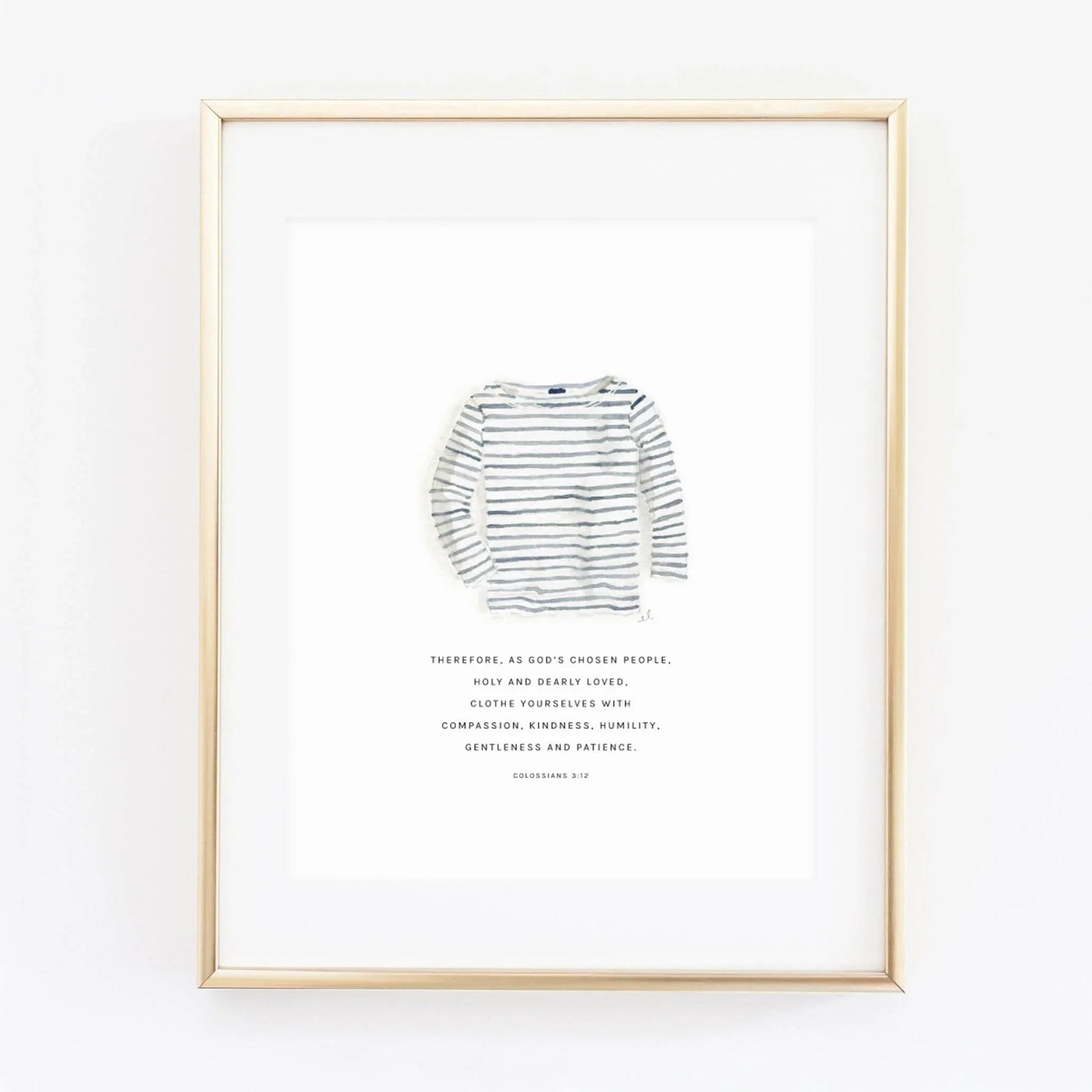 colossians 3:12 shirt scripture print - emily lex studio