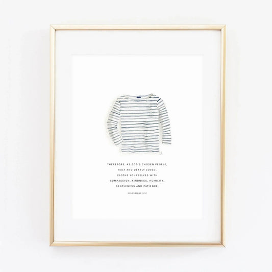 colossians 3:12 shirt scripture print - emily lex studio
