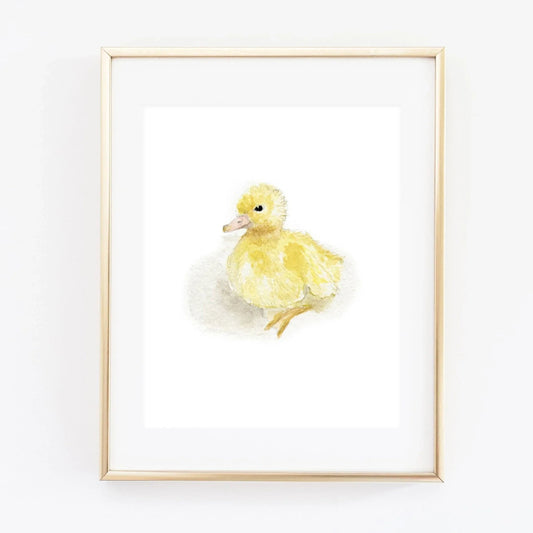 duckling art print - emily lex studio