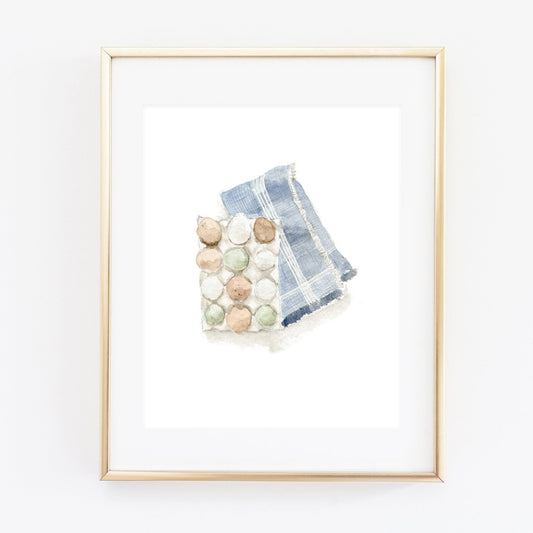 eggs art print - emily lex studio