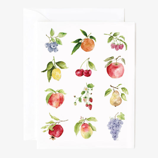 fruit notecard