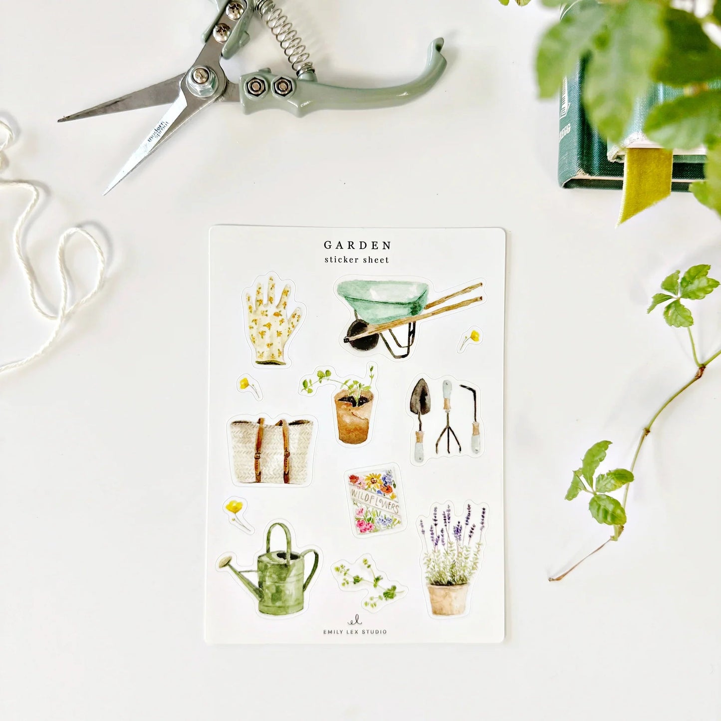garden sticker sheets