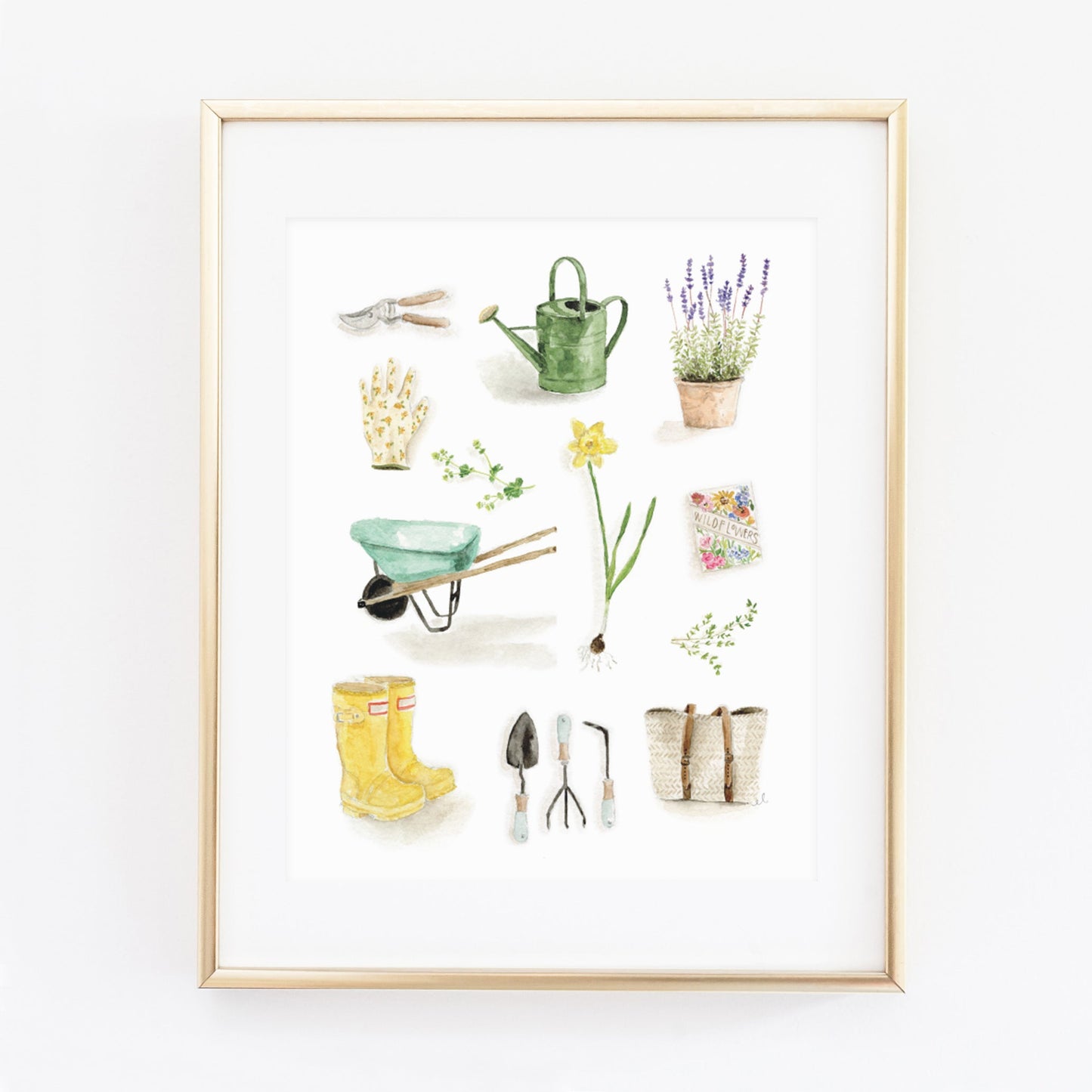 garden art print