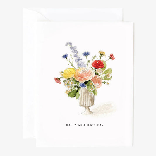 mother's day bouquet greeting card