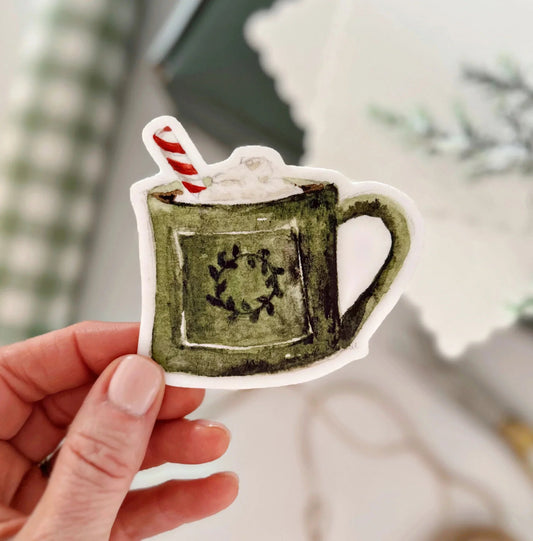 hot cocoa sticker