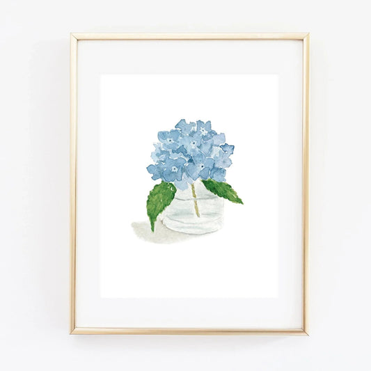 hydrangea art print - emily lex studio