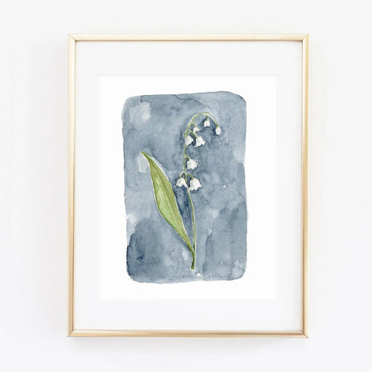 lily of the valley art print - emily lex studio