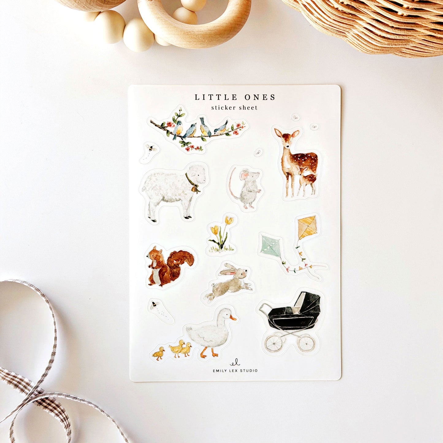 little ones sticker sheets