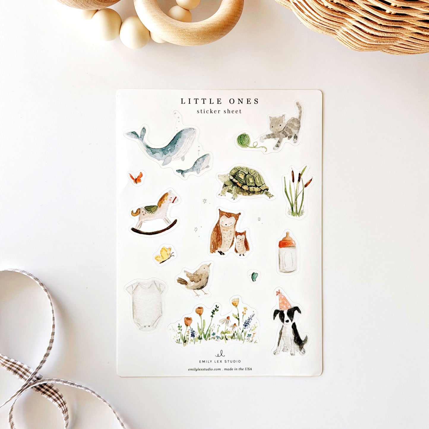 little ones sticker sheets