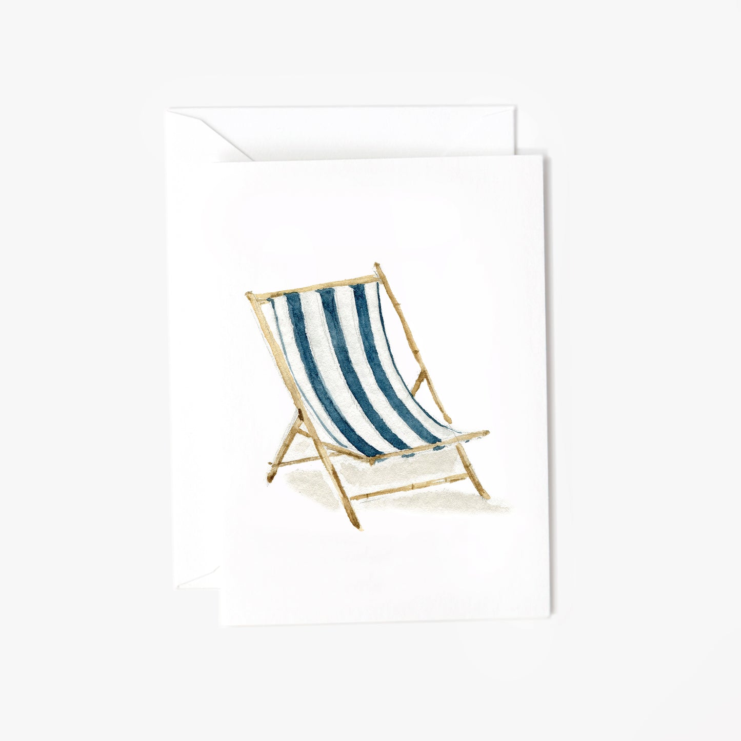 beach chair mini notecard
