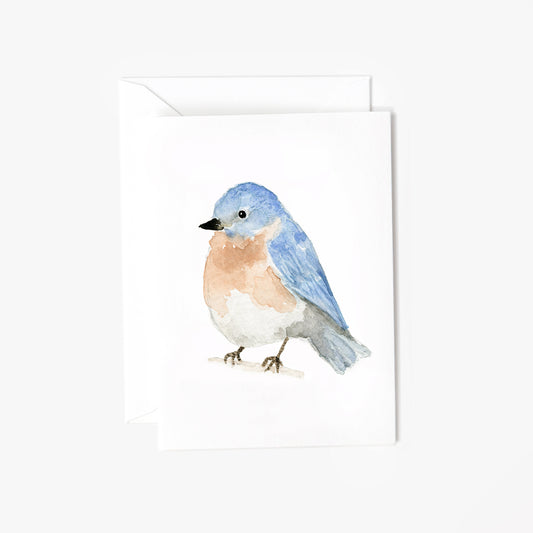 bluebird mini notecard