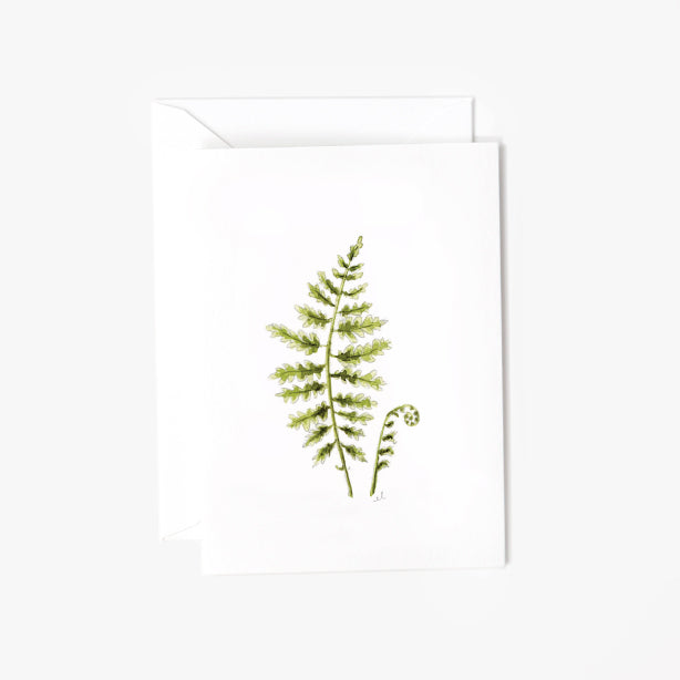 fern mini notecard