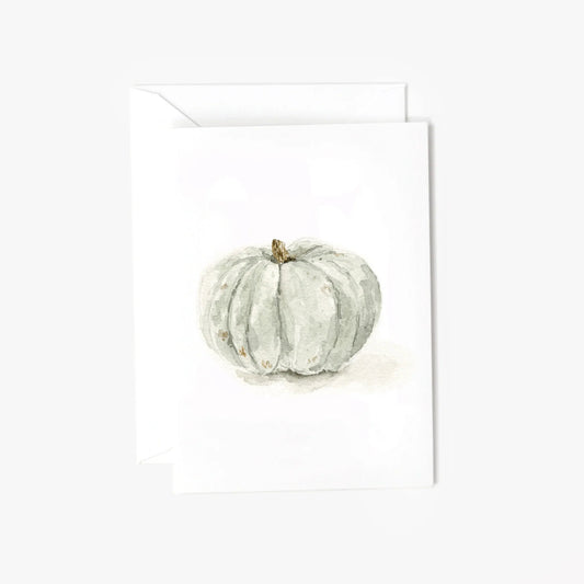 green pumpkin mini notecard - emily lex studio