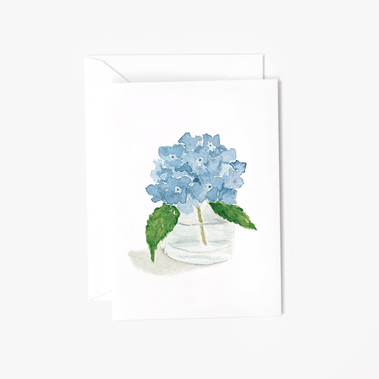 hydrangea mini notecard