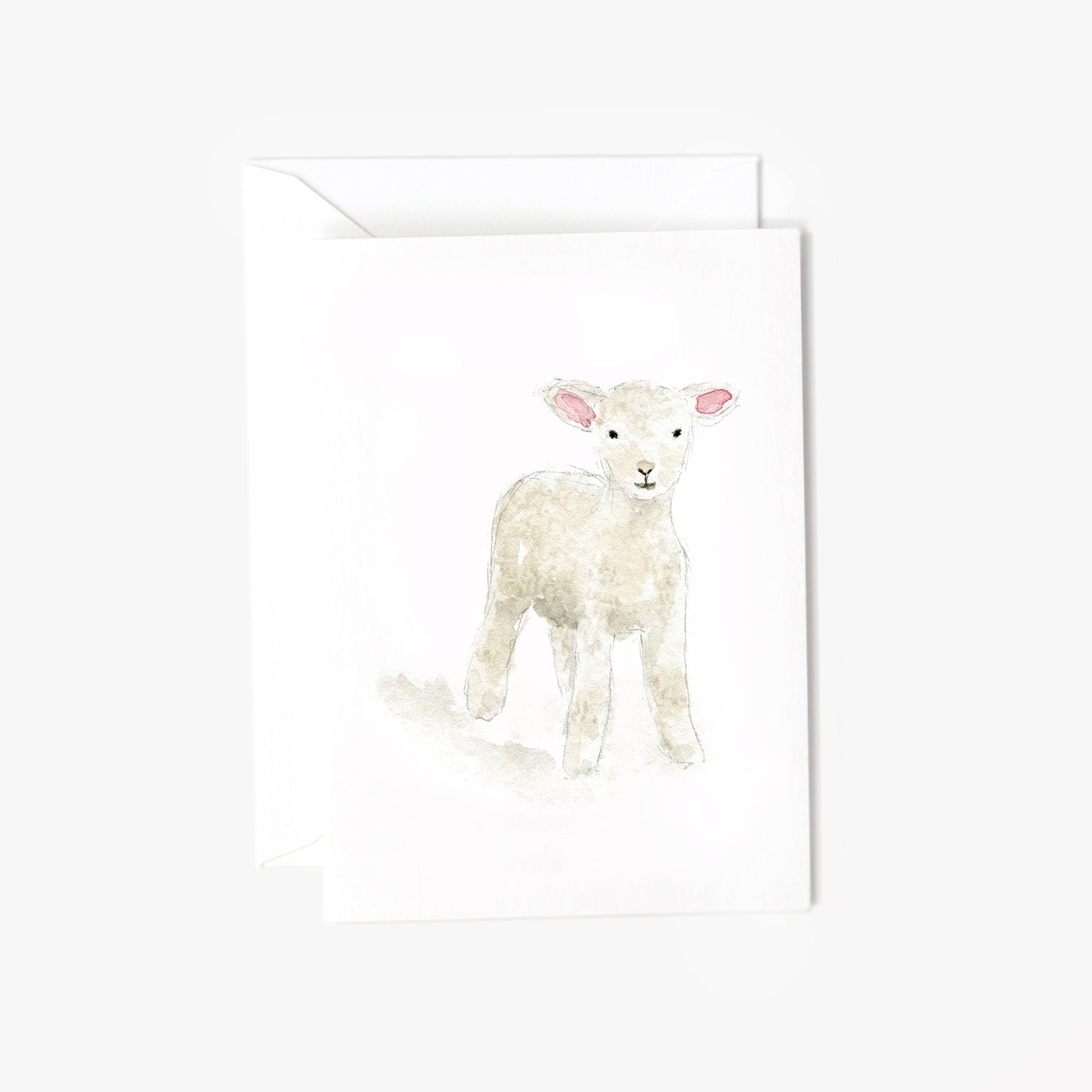 lamb mini notecard