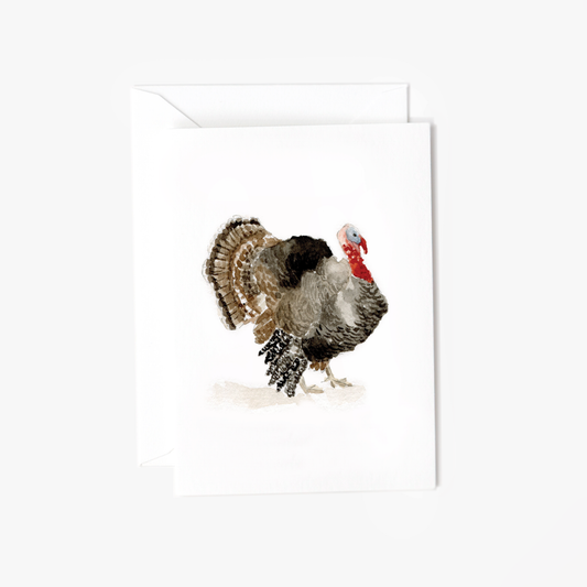 turkey mini notecard