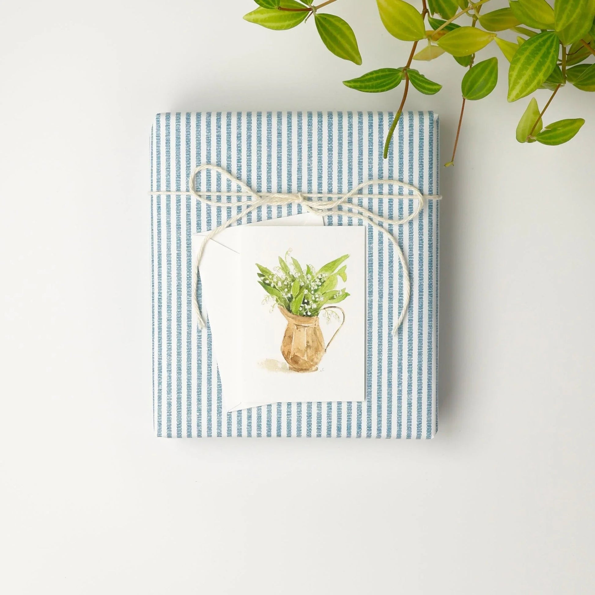 lily of the valley mini notecard - emily lex studio