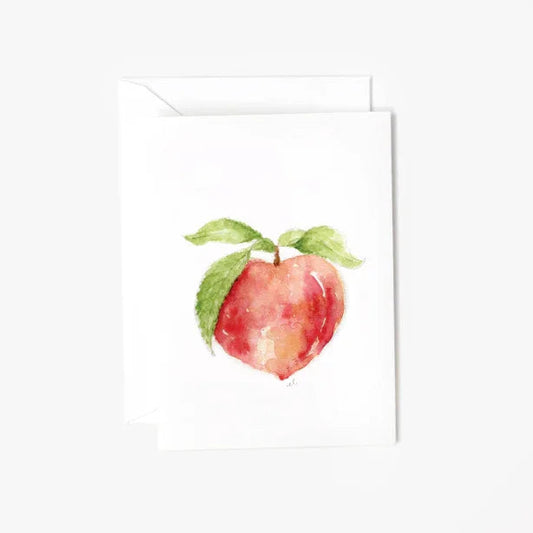 peach mini enclosure notecard