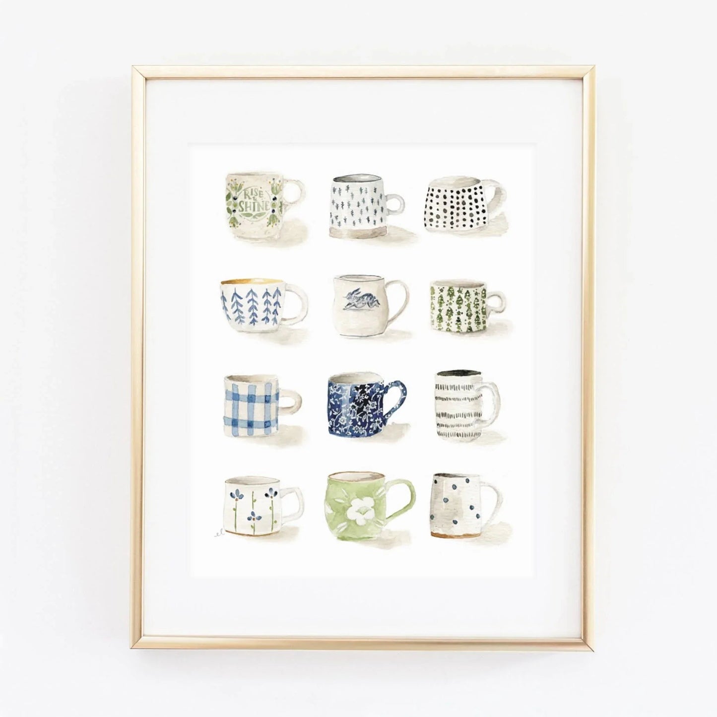 mugs art print - emily lex studio