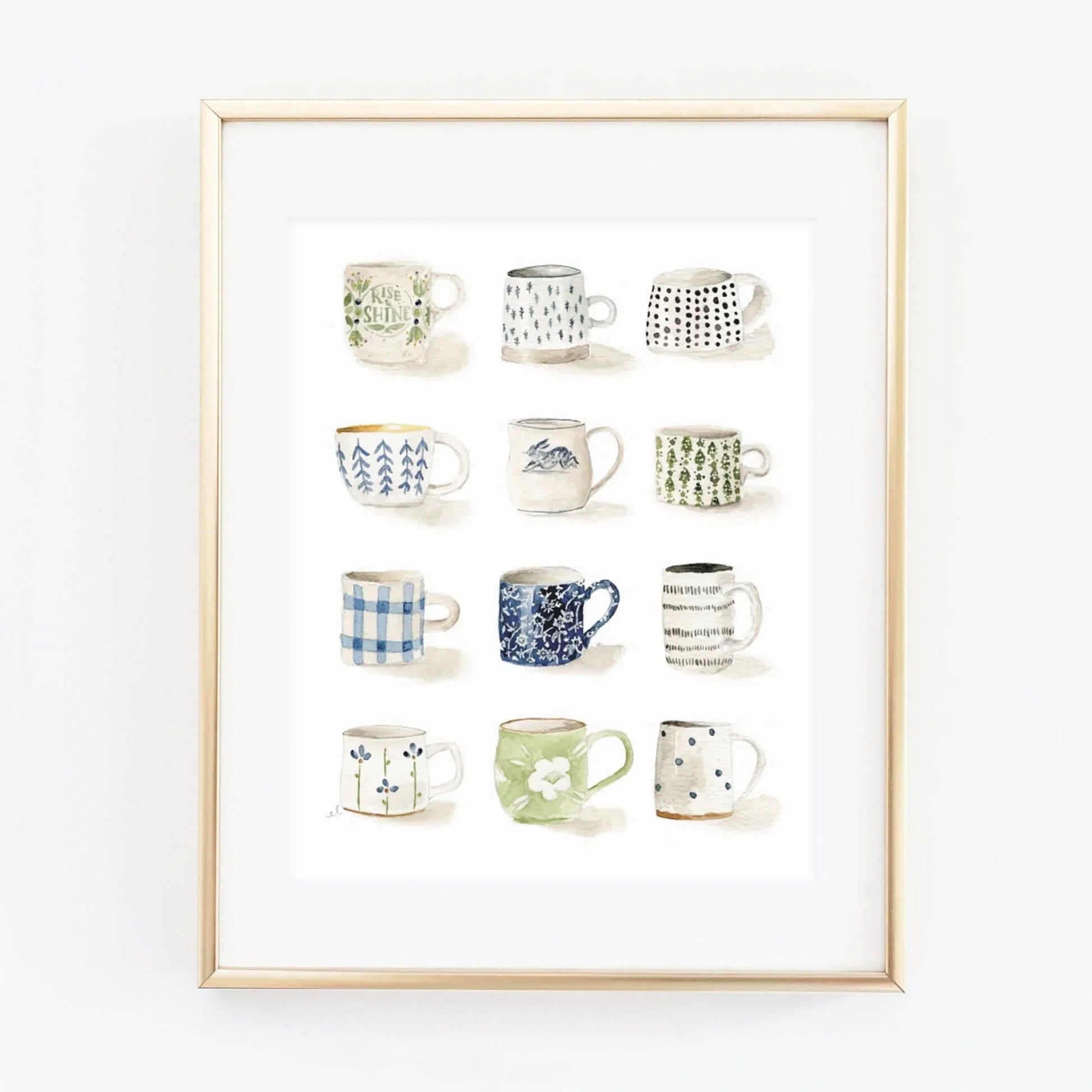 mugs art print - emily lex studio