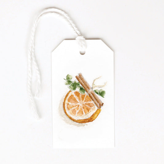 orange spice gift tags