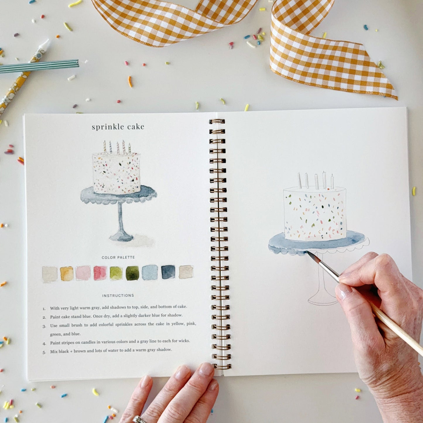 celebrate watercolor workbook
