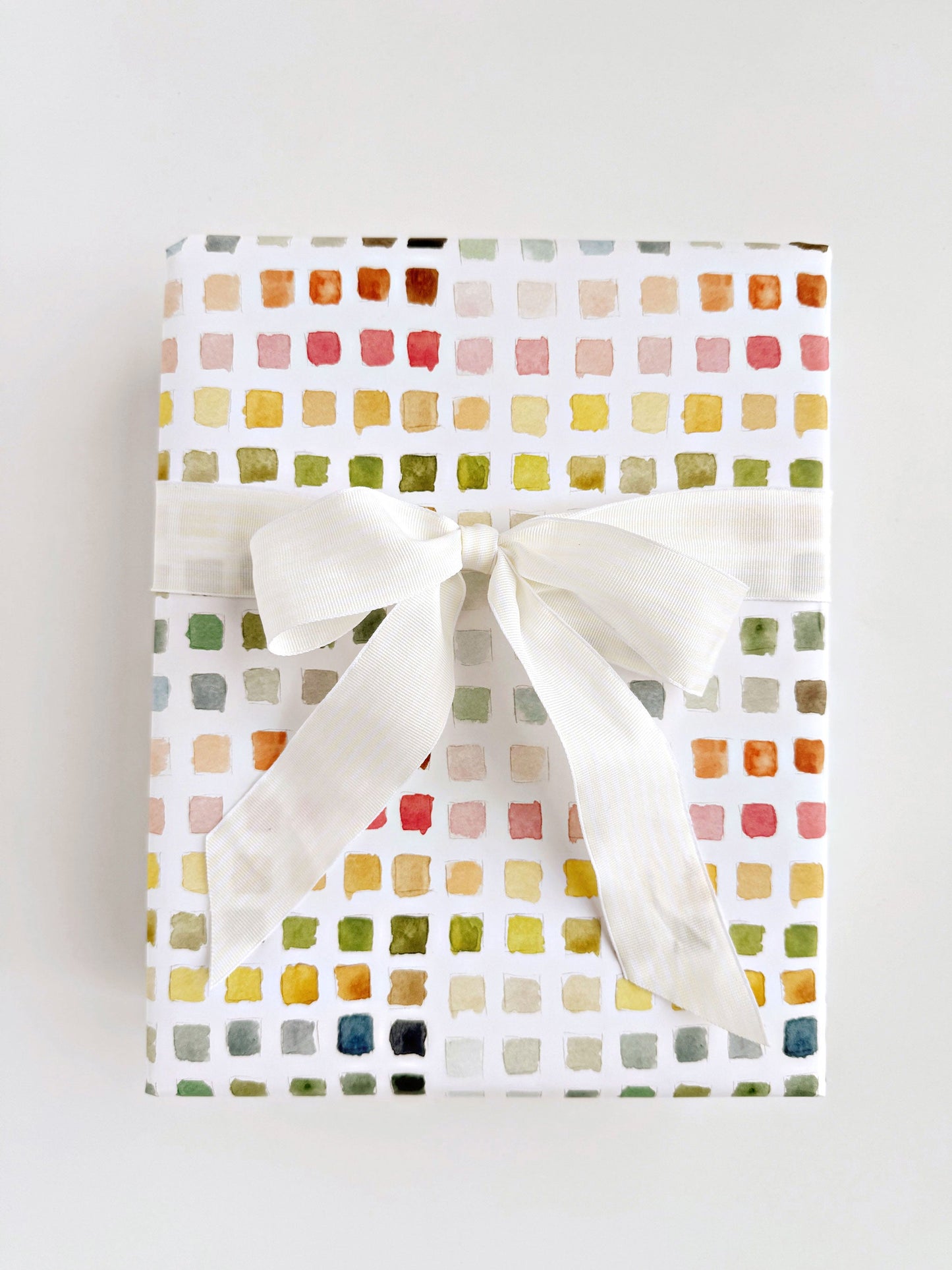 paint swatch gift wrapping paper