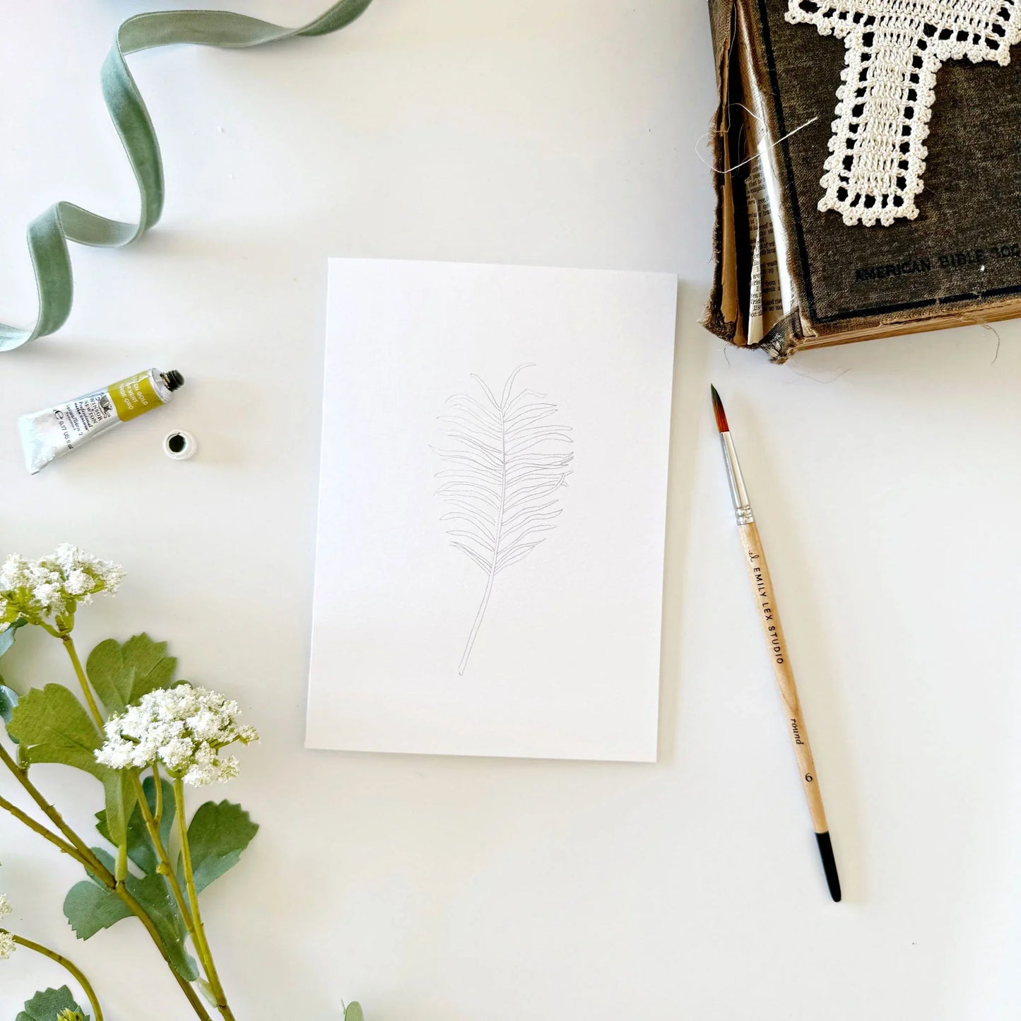 he is risen paintable watercolor notecard set