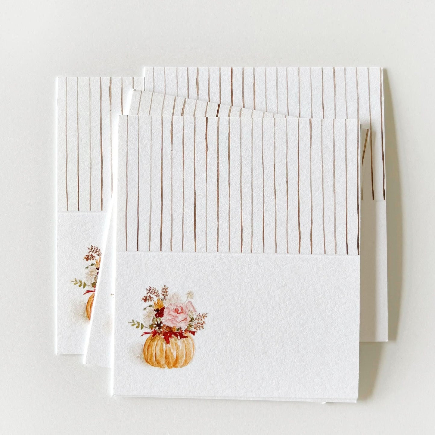 pumpkin bouquet place cards - emily lex studio - place card