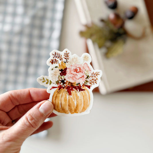 pumpkin bouquet sticker