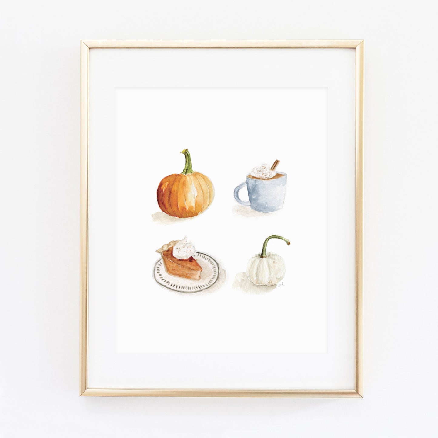 pumpkin season art print