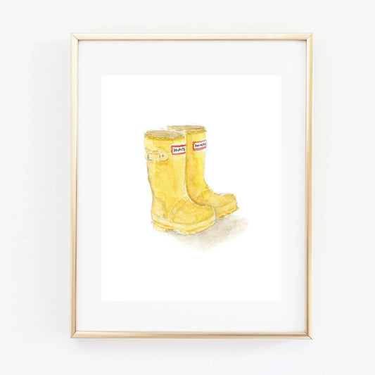 rainboots art print - emily lex studio