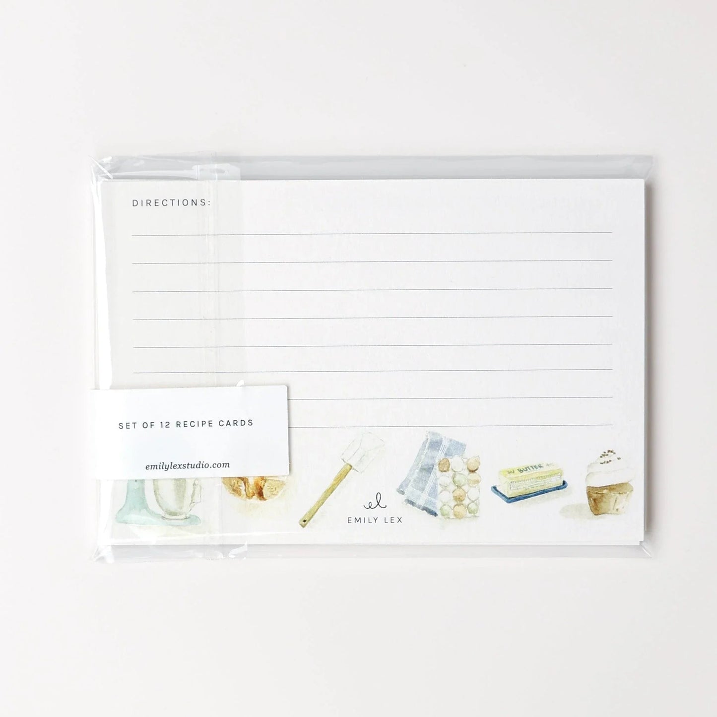 baking recipe cards - emily lex studio