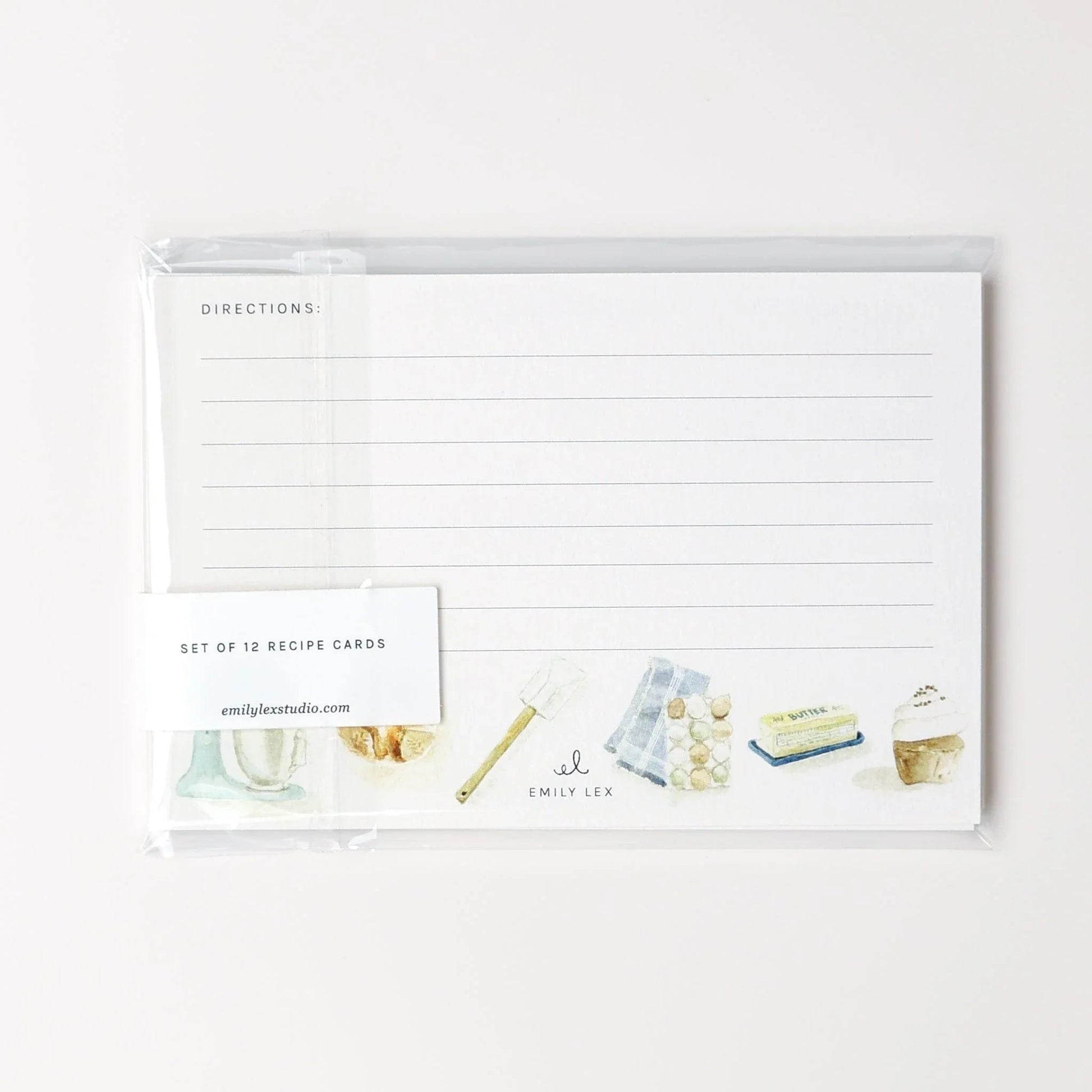 baking recipe cards - emily lex studio