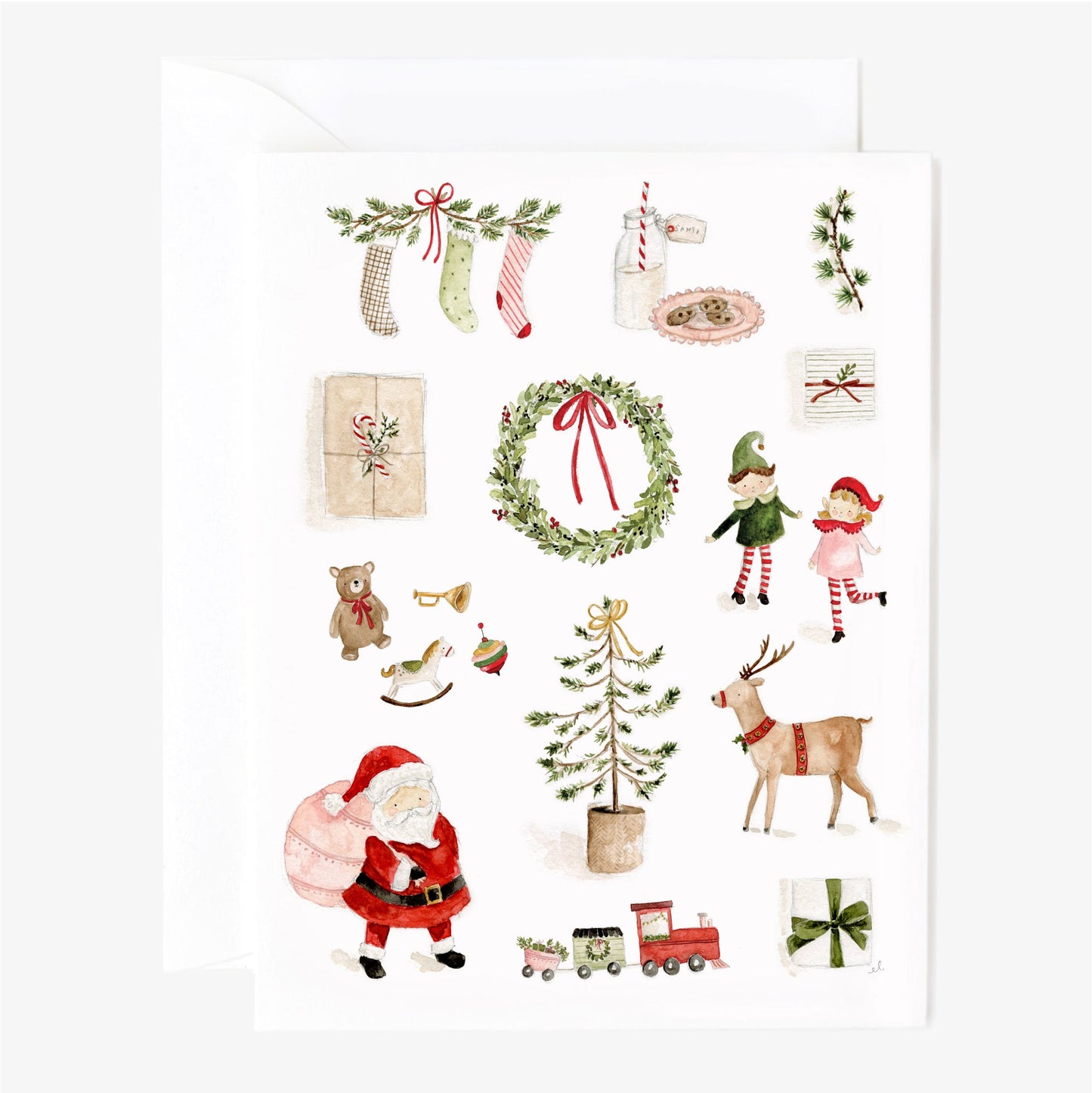 santa's workshop notecards