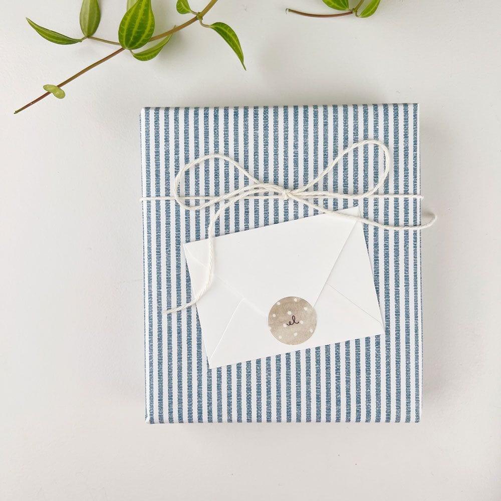gingham boat coat mini notecard - emily lex studio