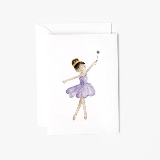 sugarplum fairy mini notecard