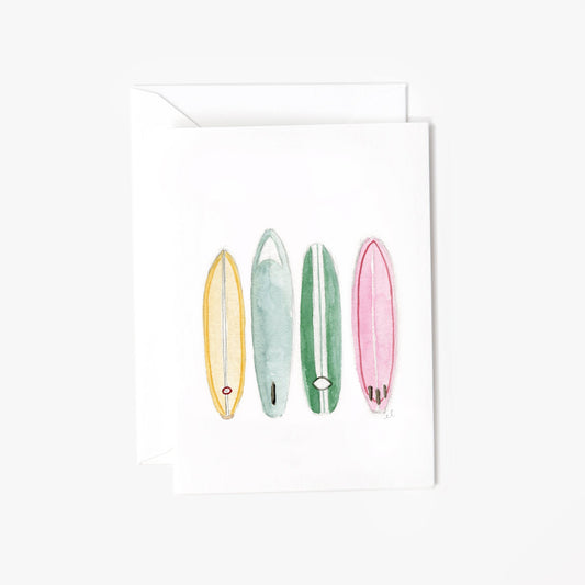 surfboards mini notecard