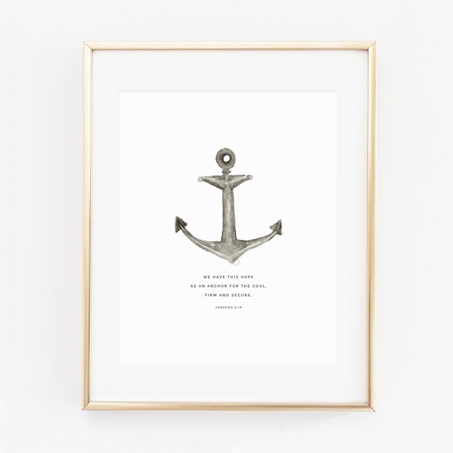 hebrews 6:11 anchor scripture print