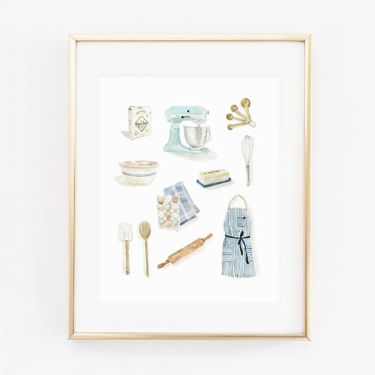 baking art print - emily lex studio