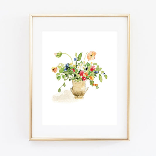 bouquet art print - emily lex studio